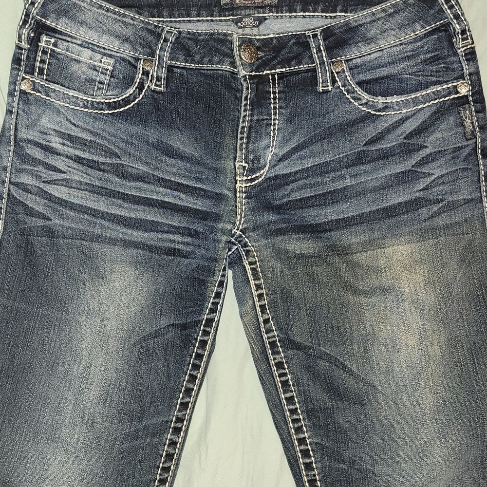 Silver Jeans Dark Wash Straight Leg Jeans